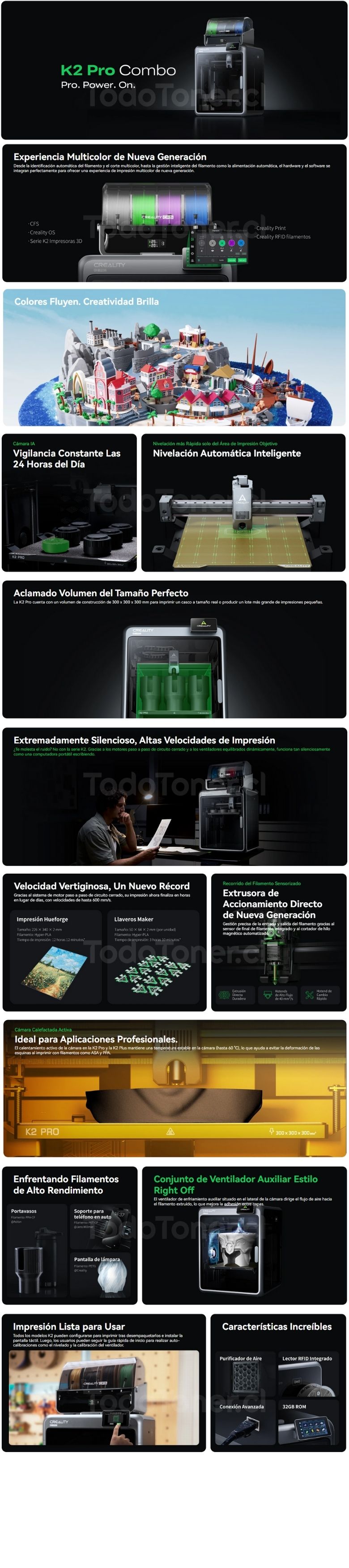 K2 Pro Combo Multicolor Cr - Precio y Calidad | TodoToner.cl